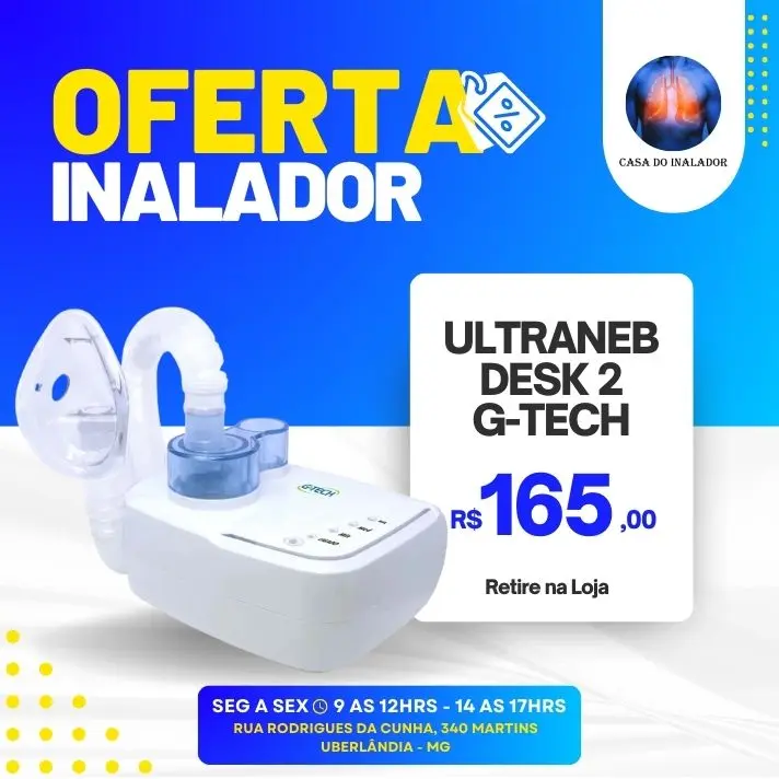 Inalador e Nebulizador Untranet Desk 2