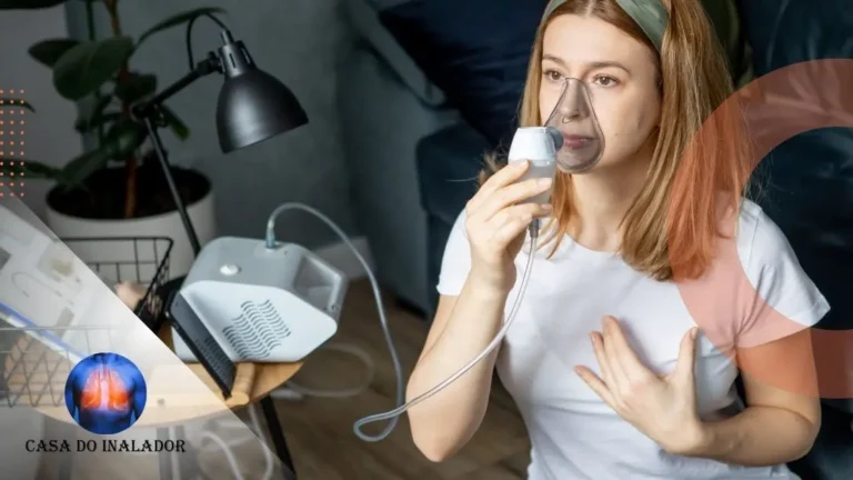 Respire aliviado com inalador nos dias frios do inverno