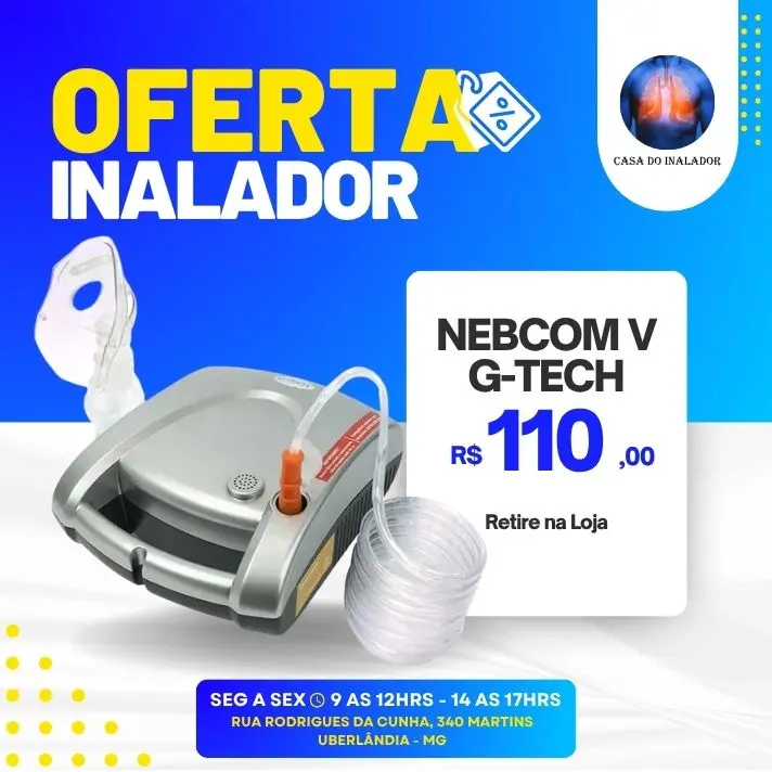 Inalador e Nebulizador Nebcom V